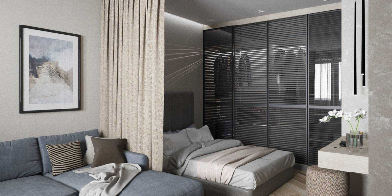 Шторы вместо перегородок Шторы вместо перегородок в квартире