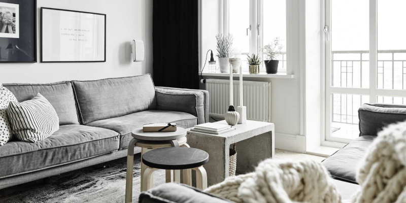 Многослойная однотонность Многослойная однотонность в квартире