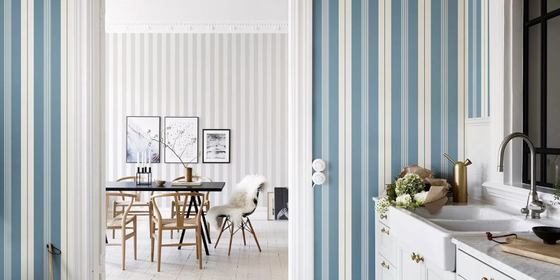 Широкие полосы Широкие полосы в квартире