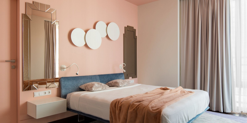 Абрикосовый, персиковый и тёплый белый Абрикосовый, персиковый и тёплый белый в квартире