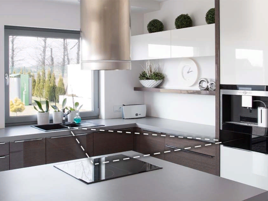 «Рабочий треугольник» на кухне